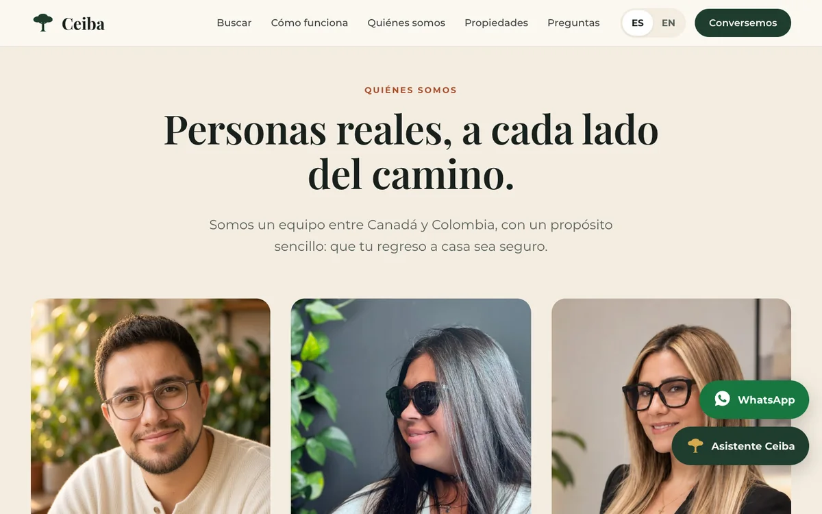 The real team behind Ceiba